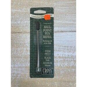 Vintage Genuine Cross Pen Ball-point Black Medium Refill 8513 Factory Sealed